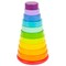 Small foot wooden toys Large Stacking Rainbow Tower designed for children ages 12+ months